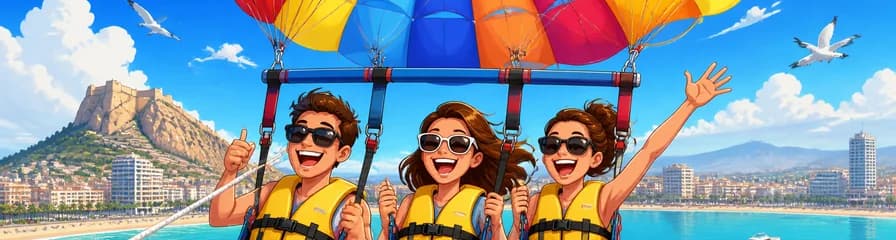 Experimenta el parasailing en Alicante