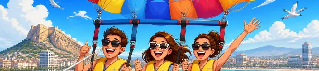 Experimenta el parasailing en Alicante
