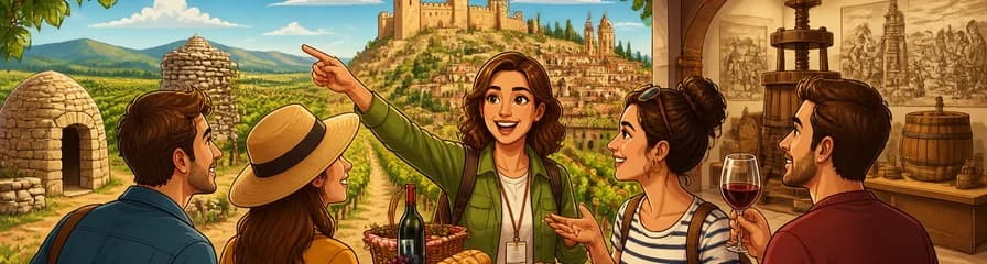 Experiencia guiada: cesta campestre en Sonsierra y visita al Museo del Vino