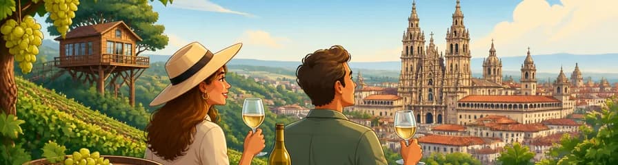 Descubre el vino Albariño y la ciudad de Santiago de Compostela