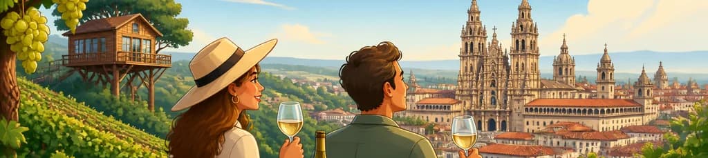 Descubre el vino Albariño y la ciudad de Santiago de Compostela