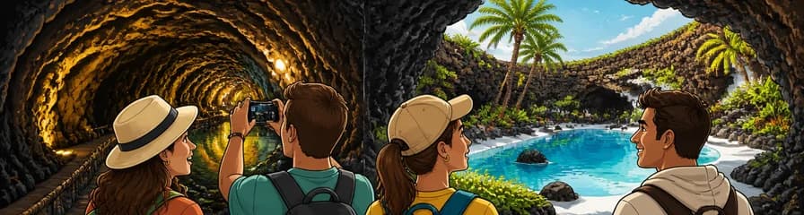 Descubre los Tesoros del Norte de Lanzarote: Cueva de los Verdes y Jameos del Agua