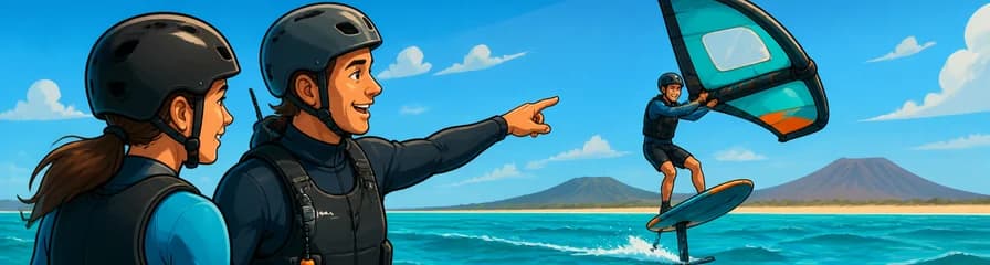 Perfecciona tus habilidades de Wing Foil en Corralejo, Fuerteventura