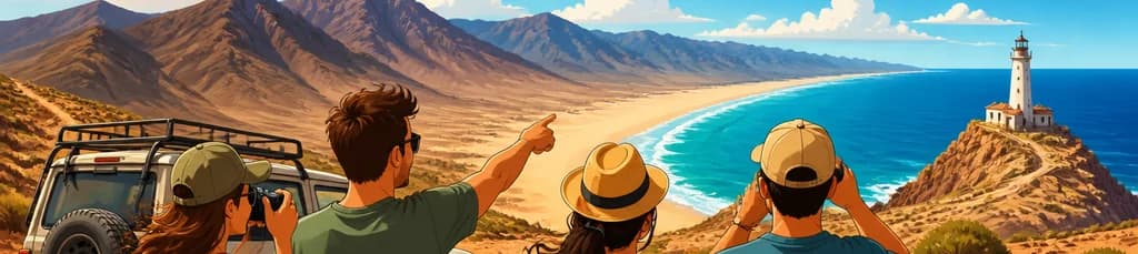 Aventura en 4x4 por Fuerteventura Norte: Descubre Cofete y el Parque Natural de Jandía