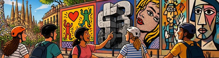 Tour en bicicleta por el arte callejero de Barcelona con el Museo Moco