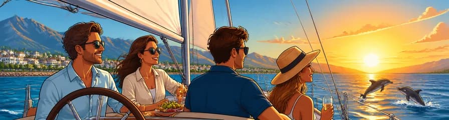 Experiencia de Navegación Privada de Tres Horas en Veleros en Marbella