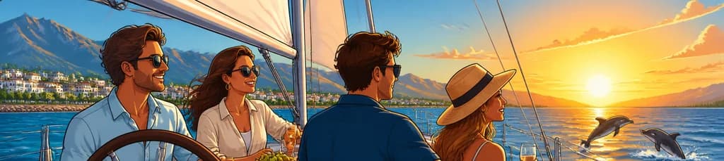 Experiencia de Navegación Privada de Tres Horas en Veleros en Marbella