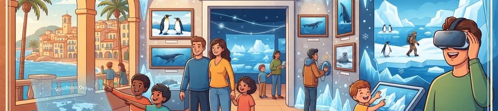 Descubre la Antártida: Exposición interactiva con realidad virtual en Lloret de Mar