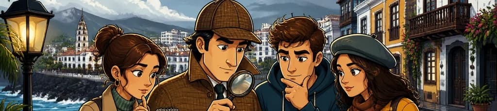 Misterio de asesinato de Sherlock Holmes en Puerto de la Cruz: un juego autoguiado