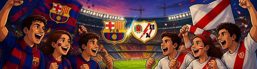 Enfrentamiento futbolístico entre el FC Barcelona y el Racing de Santander