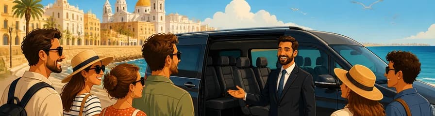 Chófer Privado en Cádiz (Vehículo con capacidad de hasta 8 personas)