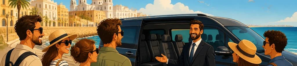 Chófer Privado en Cádiz (Vehículo con capacidad de hasta 8 personas)