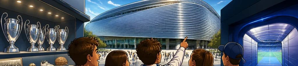 Visita el Estadio Santiago Bernabéu y su museo interactivo en Madrid