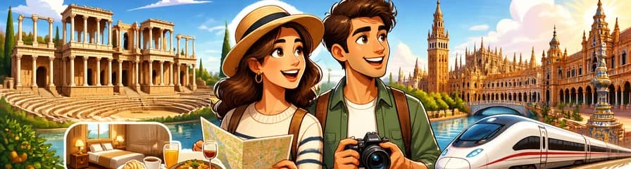 Escapada de 2 días a Mérida y Sevilla desde Madrid con viaje en tren de alta velocidad