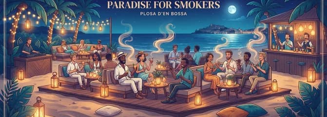Una velada paradisíaca para amantes del humo en Bossa Beach
