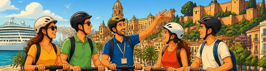 Descubre Málaga en Segway: Recorrido por la ciudad desde el puerto