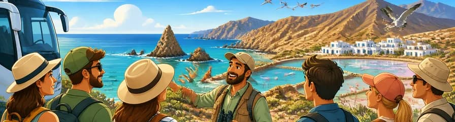 Exploración del Parque Natural Cabo de Gata con salidas desde Roquetas, Aguadulce y Almería