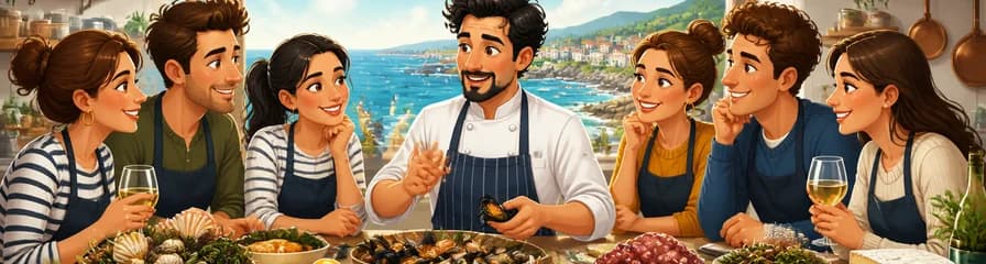 Taller de cocina práctica gourmet en Galicia con un chef
