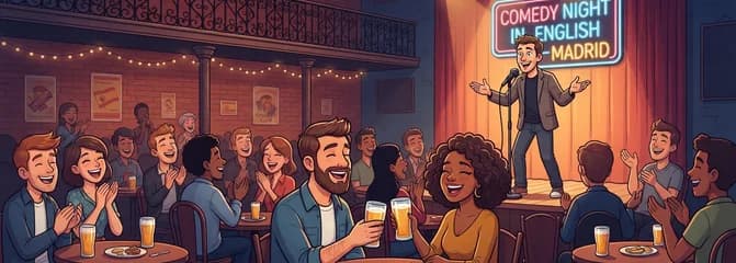 El Espectáculo del Sábado: Noche de Stand-Up Comedy en Inglés en Madrid