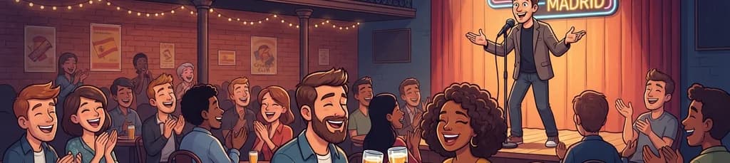 El Espectáculo del Sábado: Noche de Stand-Up Comedy en Inglés en Madrid
