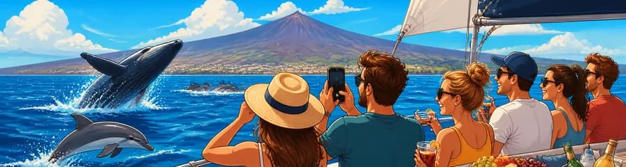 Aventura de tres horas en velero para el avistamiento de ballenas y delfines en Tenerife