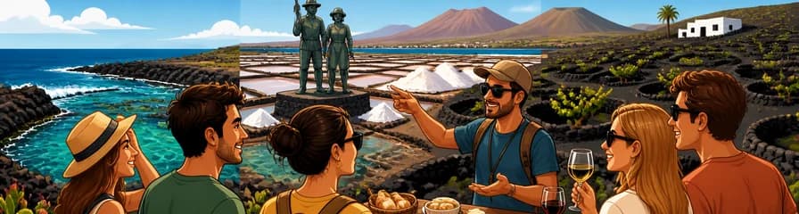 Exploración del sur de Lanzarote: piscinas naturales, Las Salinas y La Geria