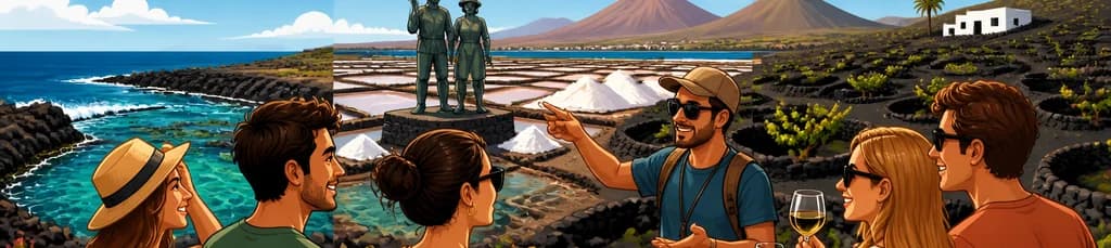 Exploración del sur de Lanzarote: piscinas naturales, Las Salinas y La Geria