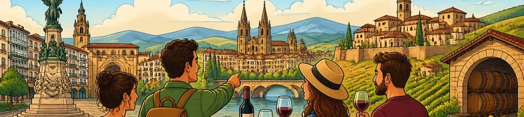 Recorrido por Vitoria, La Rioja y cata en bodega de Laguardia con salida desde Bilbao