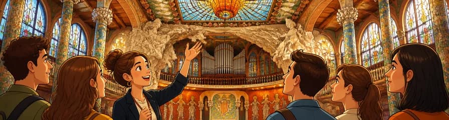 Recorrido guiado por el Palau de la Música Catalana