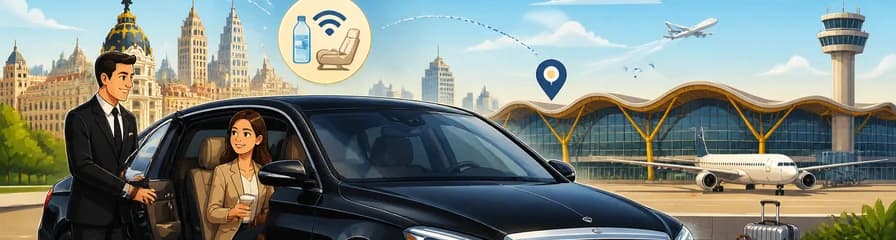 Servicio de traslado privado desde Madrid al Aeropuerto de Barajas