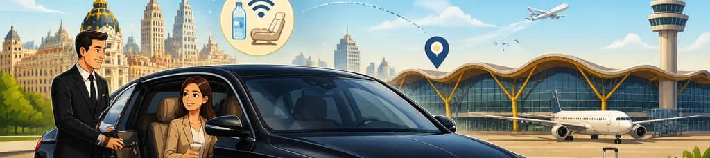 Servicio de traslado privado desde Madrid al Aeropuerto de Barajas