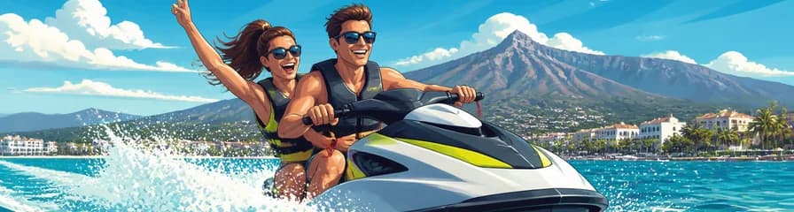Emocionante recorrido en moto acuática por Marbella: 30 minutos de adrenalina