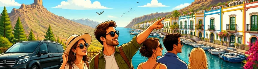Aventura exclusiva de día completo: Puerto de Mogán y Reserva Natural de Inagua con traslado hotelero
