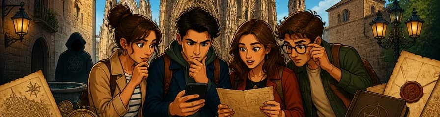 Juego de detectives al aire libre en Barcelona: Los Archivos de la Sociedad Secreta