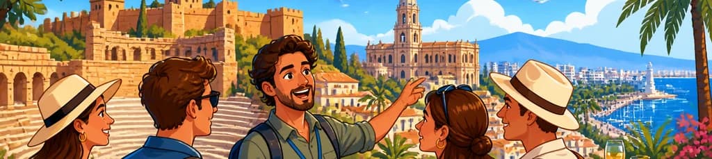 Descubre lo mejor de Málaga en un tour privado de medio día con un guía local
