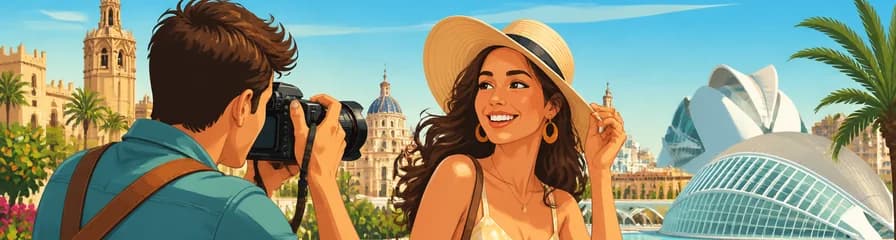 Sesión de fotos de vacaciones personalizada en Valencia
