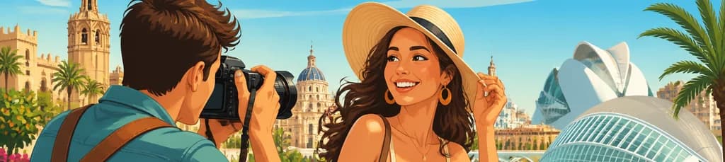 Sesión de fotos de vacaciones personalizada en Valencia
