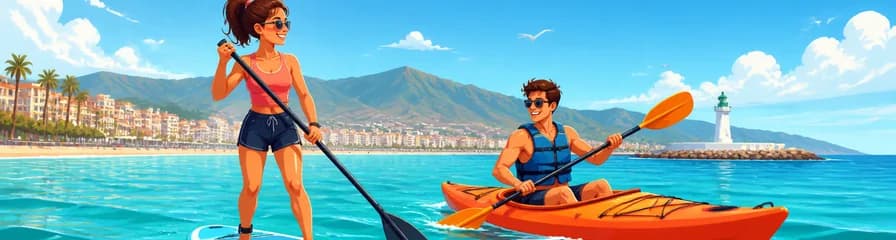 Alquiler de Paddle Surf o Kayak individual por dos horas en Fuengirola