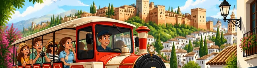 Tren Turístico de Granada: Servicio Hop-on Hop-off