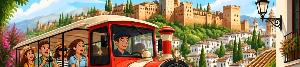 Tren Turístico de Granada: Servicio Hop-on Hop-off