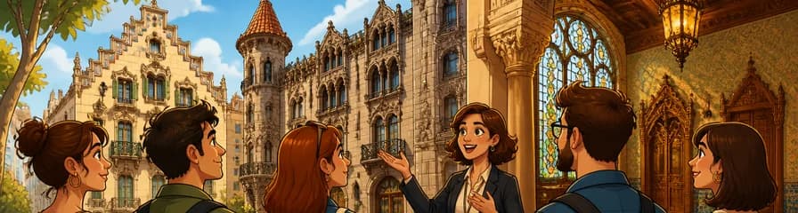 Recorrido guiado por el Palau Baró de Quadras
