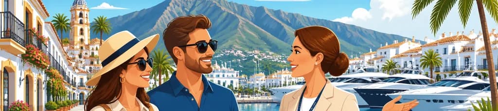 Descubre Marbella y Puerto Banús en un tour urbano privado con salida desde Málaga