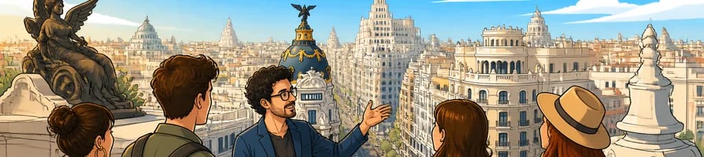 Recorrido arquitectónico por la Gran Vía desde sus azoteas más destacadas con un experto