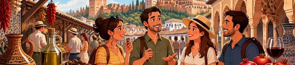 Recorrido culinario y paseo por el mercado histórico de Granada