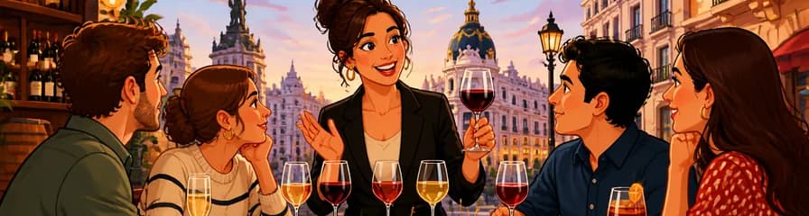 Descubre Madrid a través de un recorrido privado de vinos y tapas gourmet con una sommelier experta