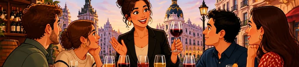 Descubre Madrid a través de un recorrido privado de vinos y tapas gourmet con una sommelier experta