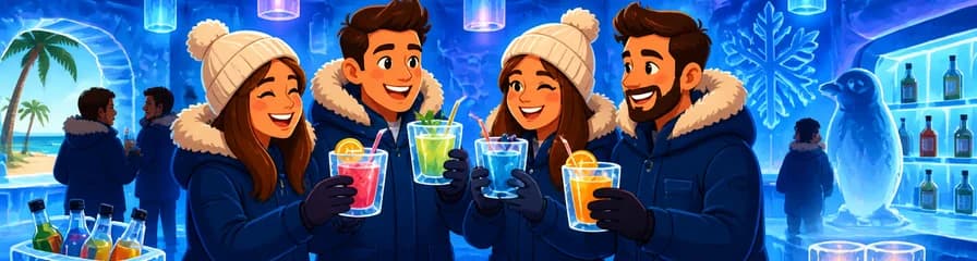 Entrada a Icebarcelona con una bebida de cortesía