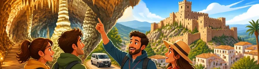Visita guiada a las Cuevas del Canelobre y el Castillo de Busot desde Alicante