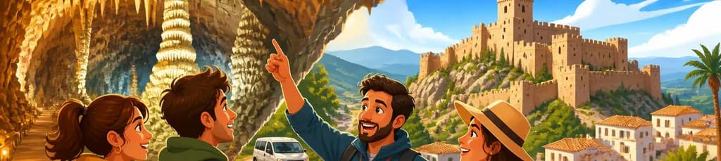 Visita guiada a las Cuevas del Canelobre y el Castillo de Busot desde Alicante