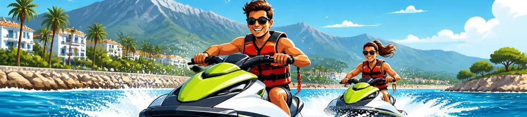Tour en moto acuática: una hora de emoción en Marbella